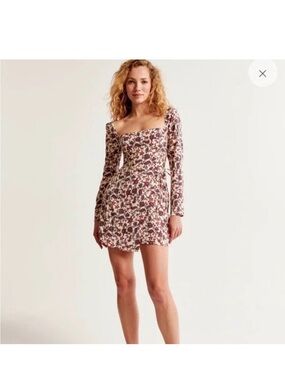 Abercrombie & Fitch long sleeve mini dress